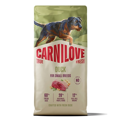 Carnilove True Fresh Adult Small Breed Duck Foder med And 12 Kg